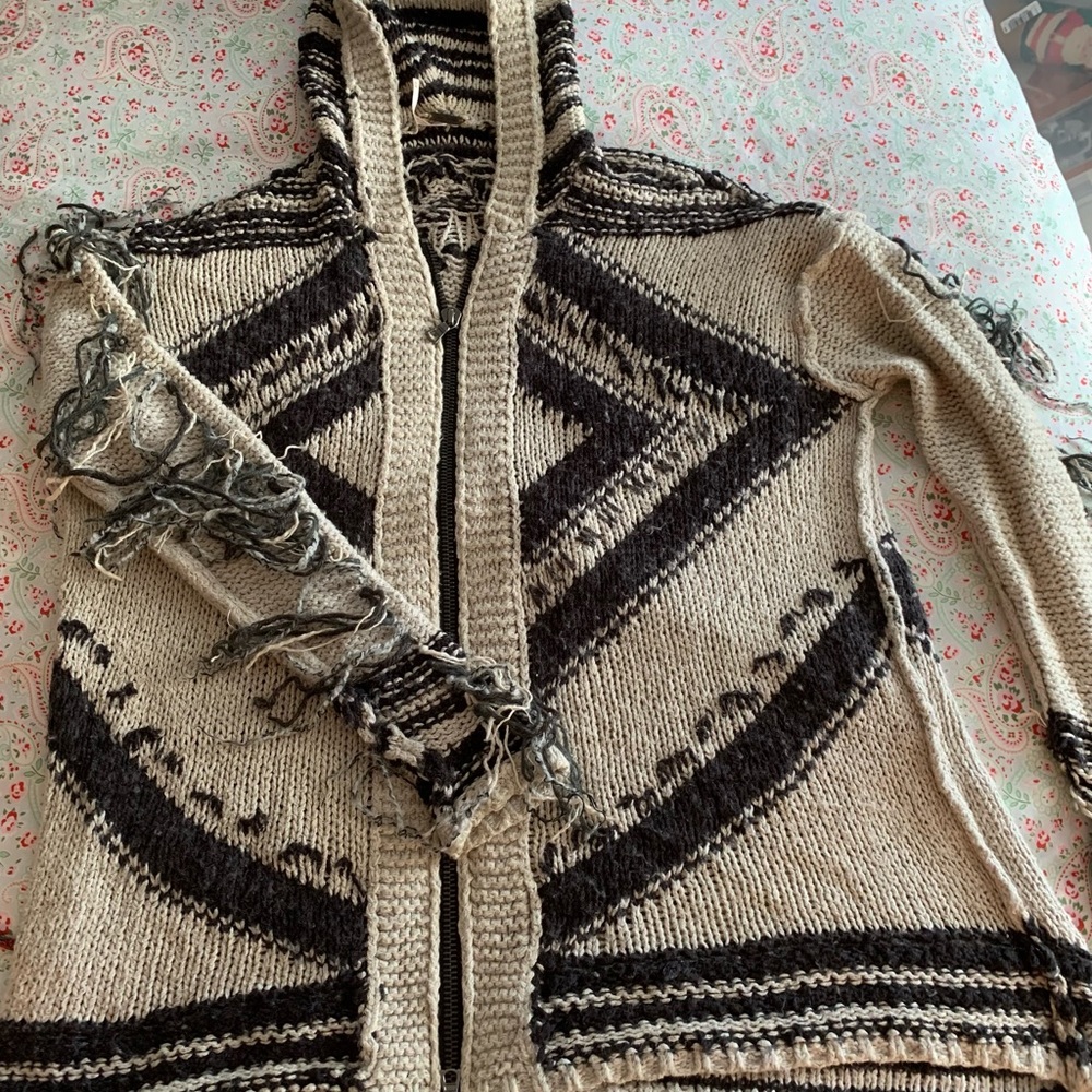 Sweater with hood
